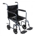 Drive Medical Deluxe Fly-Weight Aluminum Transport Chair with Removable Casters